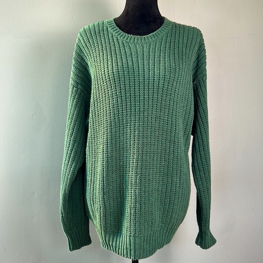 Vintage Comfy Cozy Soft Knit Oversized Grandpa Sweater - Picture 4 of 5